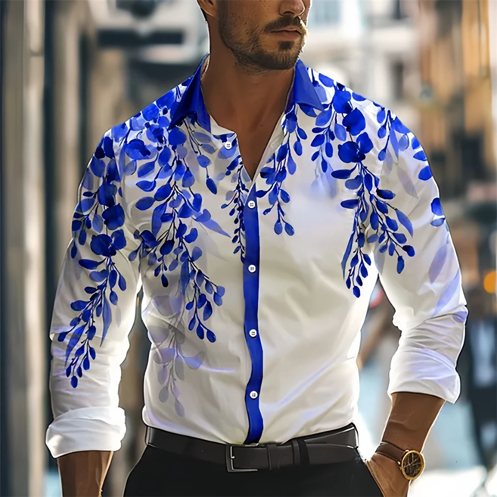 Mens Shirt Business Casual Vacation Street Shopping Daily Home XS5XL 250227