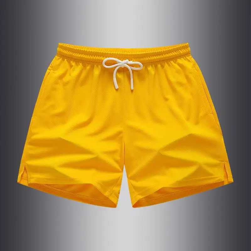 Summer new mens fast drying ice silk 5/4 sports pants and casual 3/4 thin ice silk shortsXJ250304