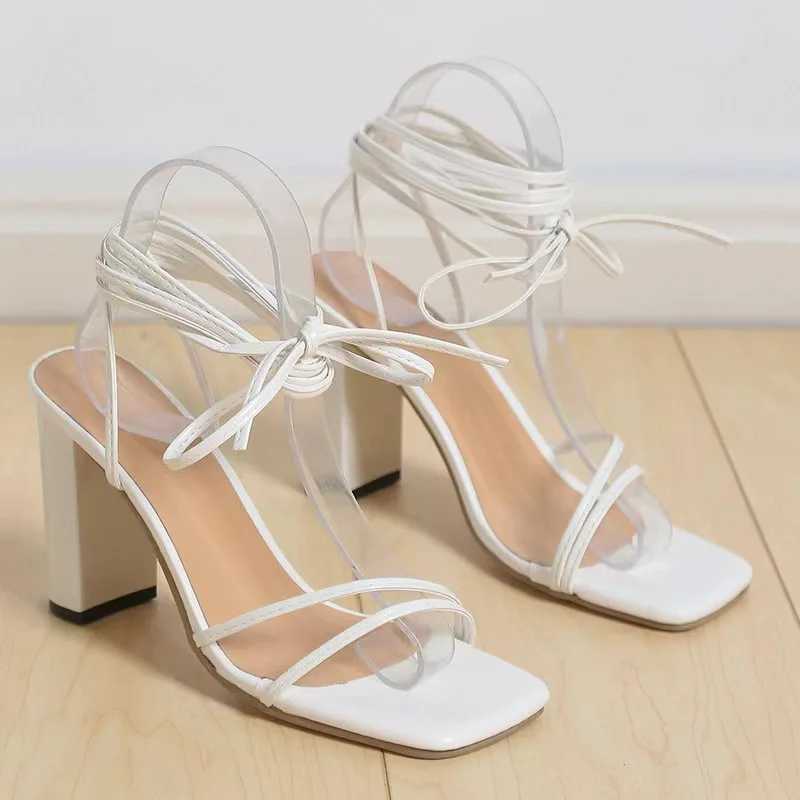 New Summer Fiable Sexy Cross Belt Stiletto Sandals Elegant Banquet Party High HeelsXJ2500305