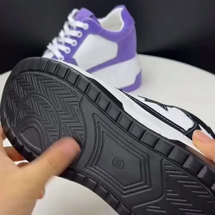 2025 Designer shoes Women's microfiber sneakers, platform 10 cm
