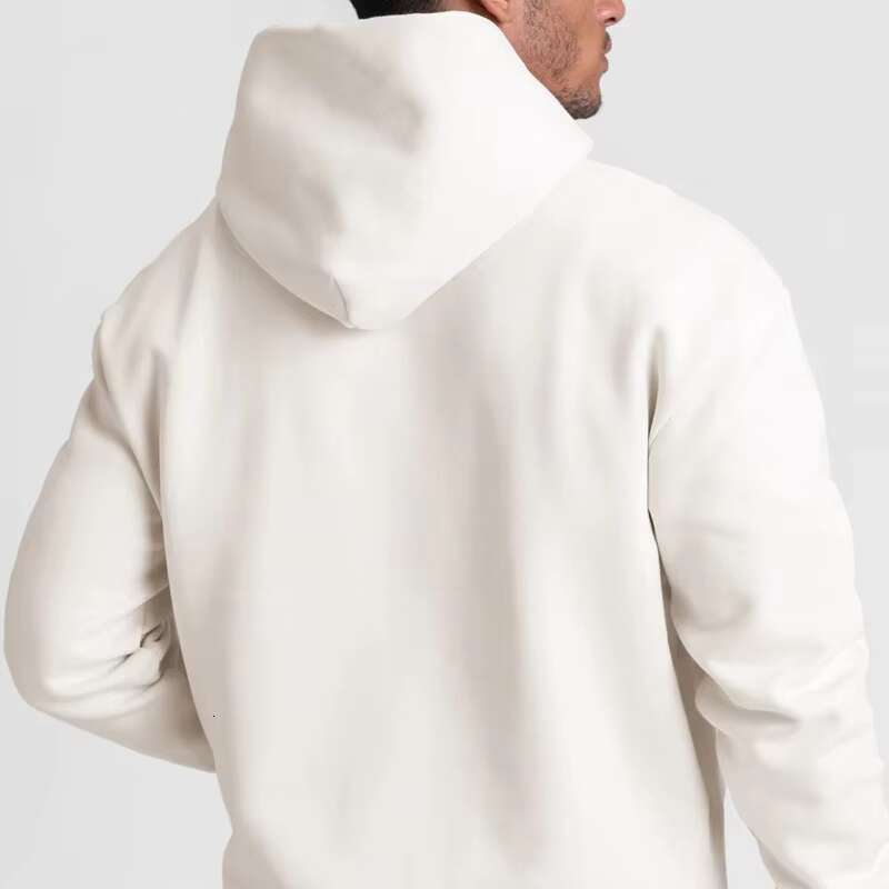 Stringless Hoodies High Quality Thick Cotton Poly Pullover Hoodie No String Pocket Men Snap Button Sweatshirt With Hood