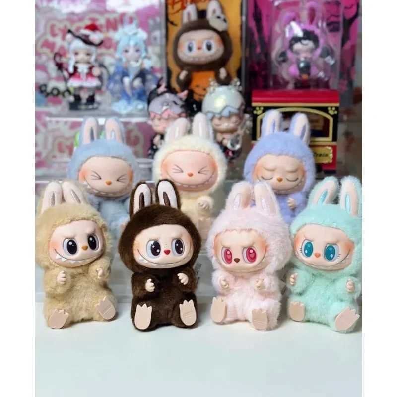 In Stock Genuine Blind Box The Monsters Labubu Sit-Down Party Series Vinyl Doll Pendant Collection Decoration Girlfriend GiftT250305