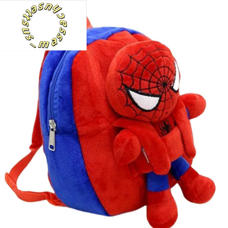Backpacks Marvel series cartoon anime fashion personality plush toys childrens leisure cute kindergarten backpacks holiday gifts Y250305Y0HZ