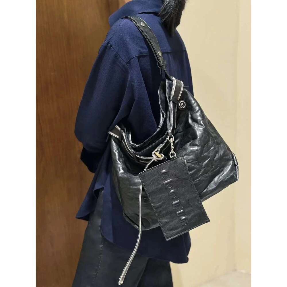 Fashion Woman Wandering Bun Mother Tote 2024 New Simple Leisure Leather Commuter Crossbody Shoulder Soft Bag