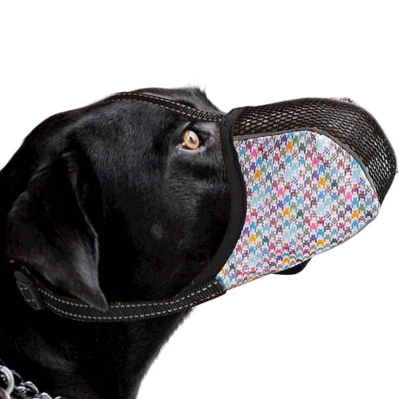 Mouth Cover For Dogs Adjustable Breathable Air Mesh Pet Mouth Guard Soft Covered Training Muzzle Puppy For Medium-sized Dogs