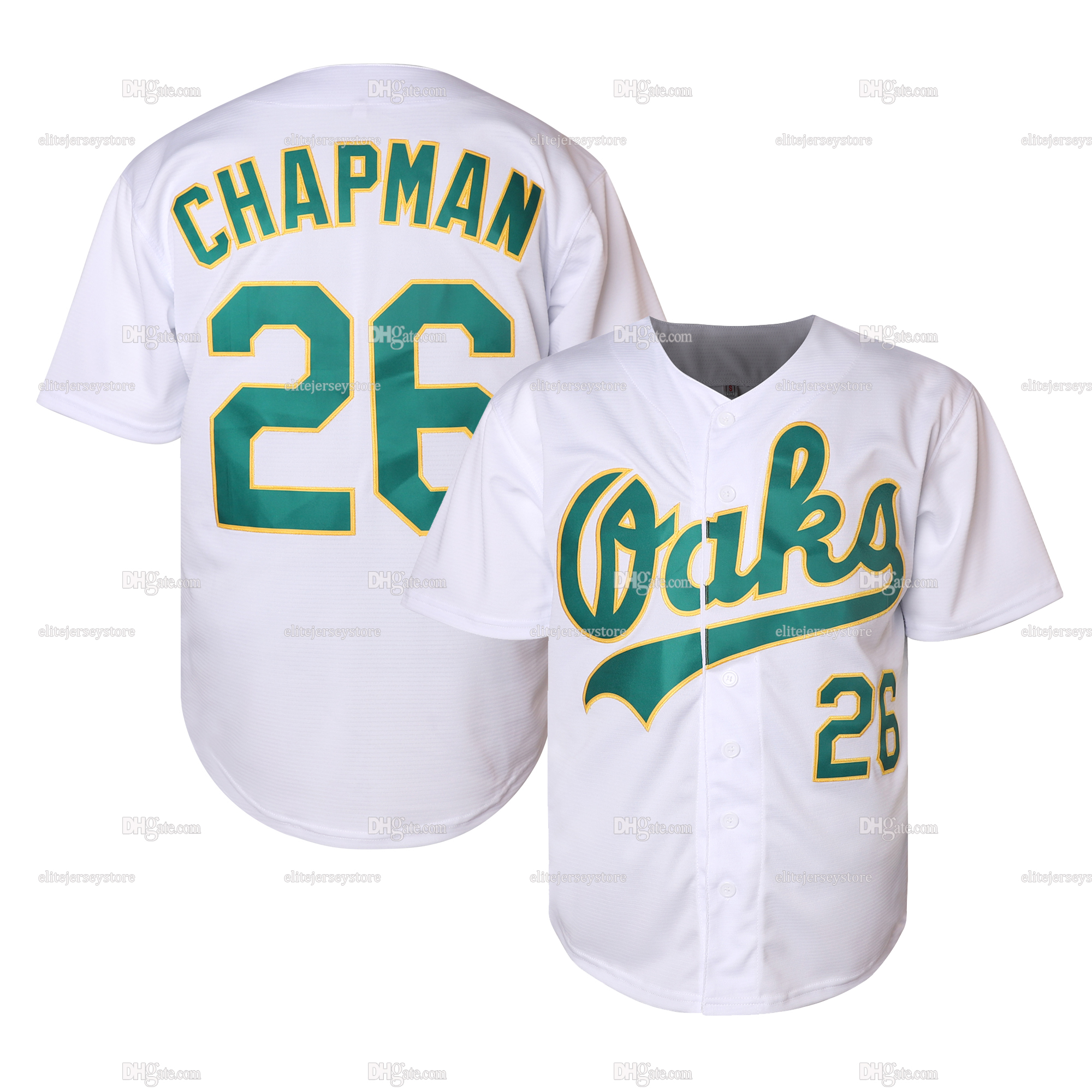 Personalized Custom 2026 Gold Baseball Jersey JJ Bleday Brent Rooker Tyler Soderstrom Colby Thomas Nick Kurtz Darell Hernaiz Brett Harris Willie MacIv