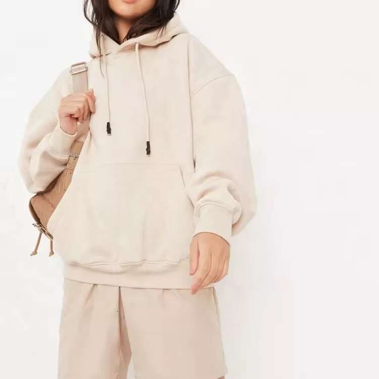 High Quality Oversized Drop Shoulder Style Fleece Plus Size Women's Hoodies & Sweatshirts