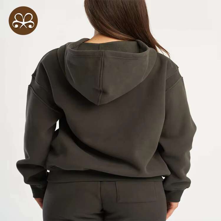 Wholesale Custom High Quality Casual Heavyweight Womens Hoodies Sweatshirts Hoodie