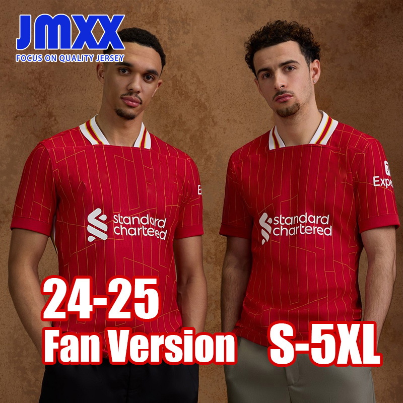 5XL 4XL XXXL 24-25 Liverpudlians Soccer Jerseys Home Away Third Goalkeeper Pre Match Training Special Mens Uniforms Jersey Man Football Shirt 2024 2025 Fan Version