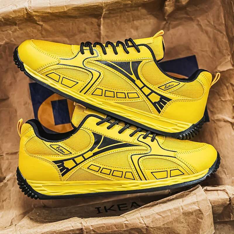 Skate for Men Flat High-quality 2025 New Mesh Breathable Comfortable Sneakers Design Lace-up Tennis Shoes Man