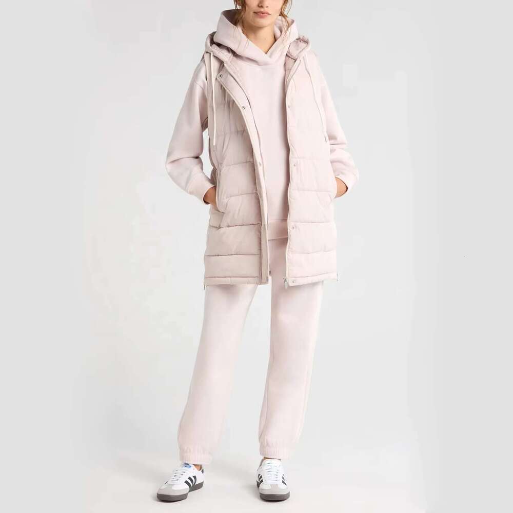 High Quality Drop Shoulder Loose Fit Custom Cotton Fleece Pink Women's Hoodie