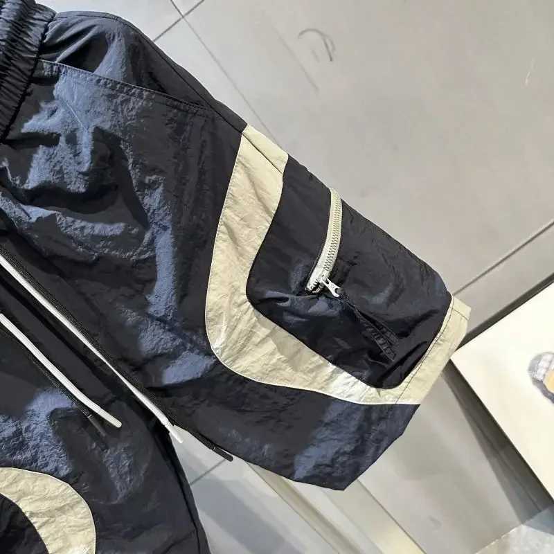 American Tool Quick Drying Summer Sports Shorts Mens Knitted Casual Pants Loose Basketball Pants Simple Fashion Campus Style T250305