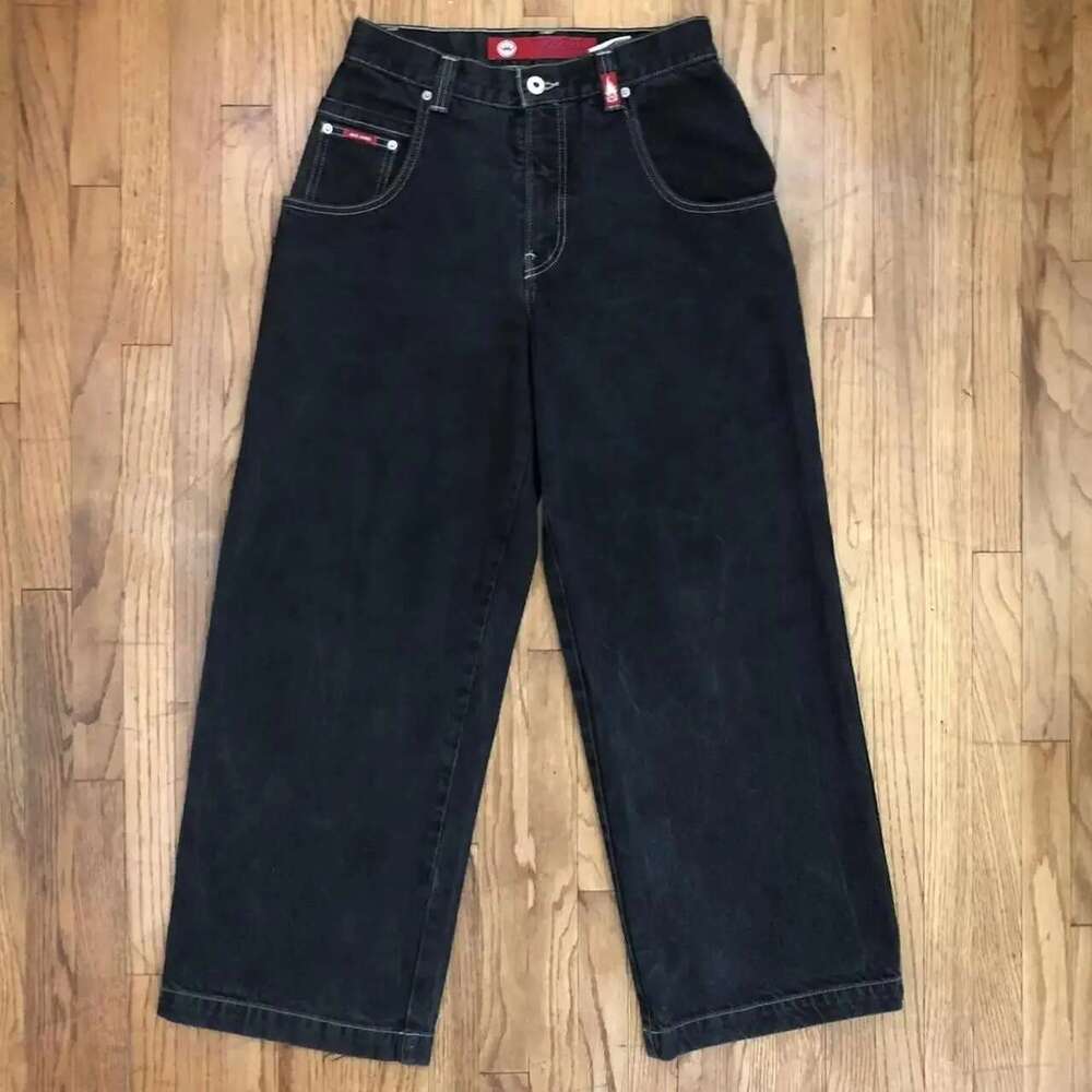 Streetwear JNCO Y2K Baggy Jeans Men High Quality Embroidered Vintage Jean Hip Hop Goth Harajuku Casual Wide Leg Pants