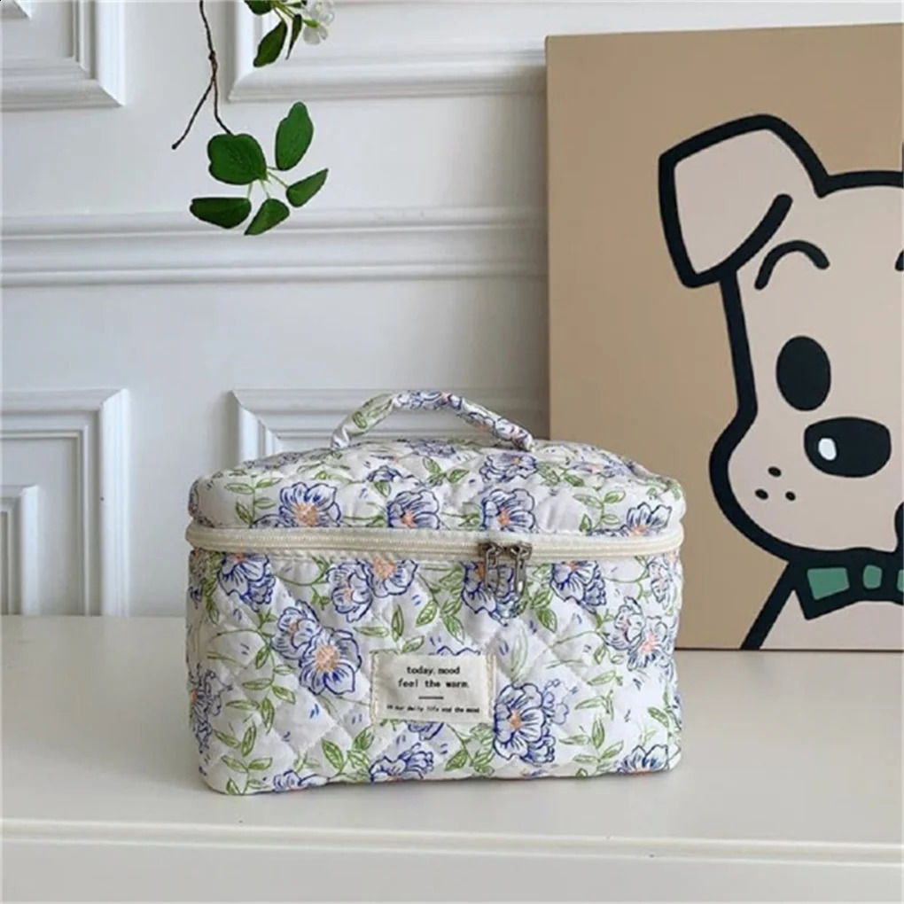 Ship from US 3PCSSET Cosmetic Bags for Women Cute Floral Makeup Bag Organizer Storage Make Up BagTravel Toiletry BagsHandbags Purses 250305FBB