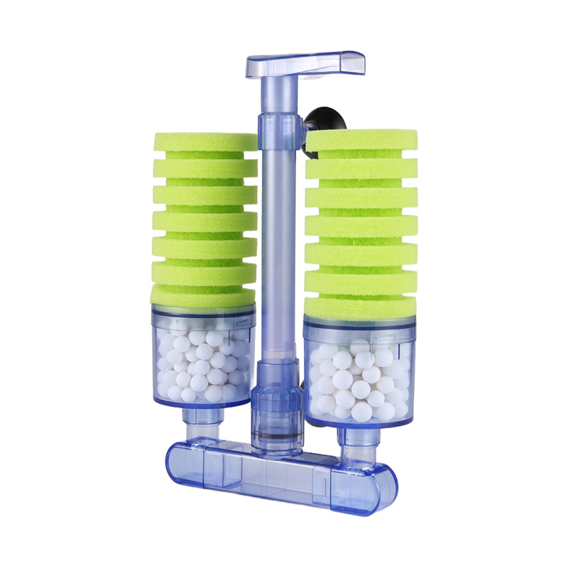 AAAC-Aquarium Filter,Ultra Quiet Aquarium Biochemical Sponge Filter Fish Tank Air Pump Betta Fry Aquarium Fish Tank Water Fall D