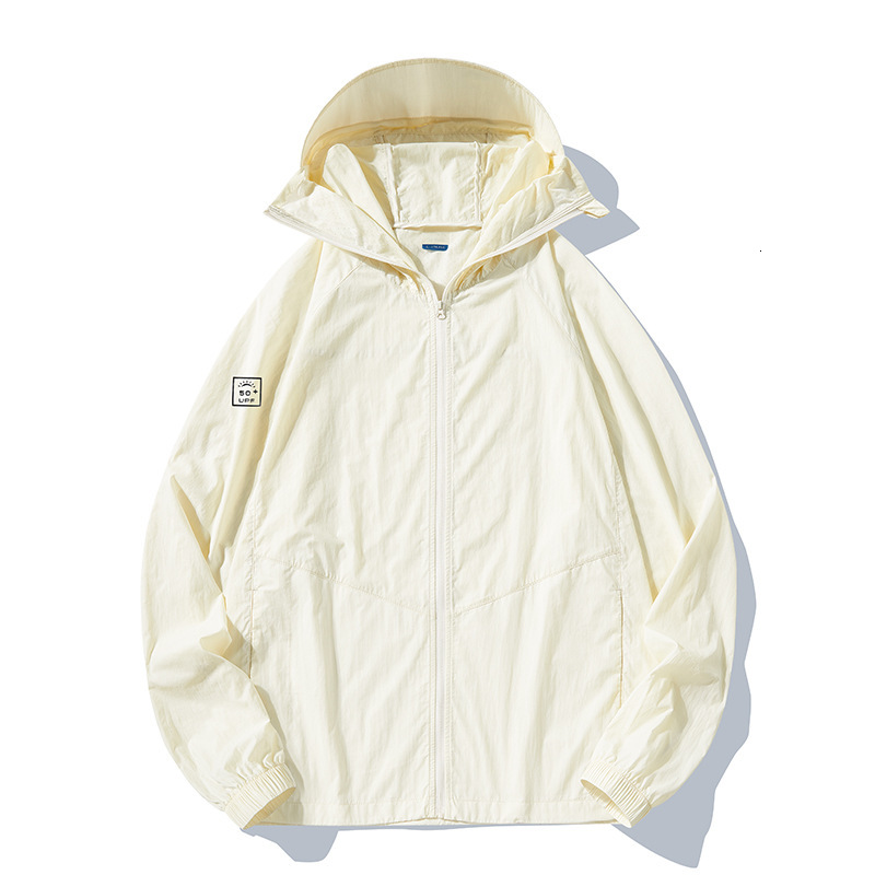 Summer solid color couple mountain style large brimmed functional women, UV thin breathable sun protection clothing for men