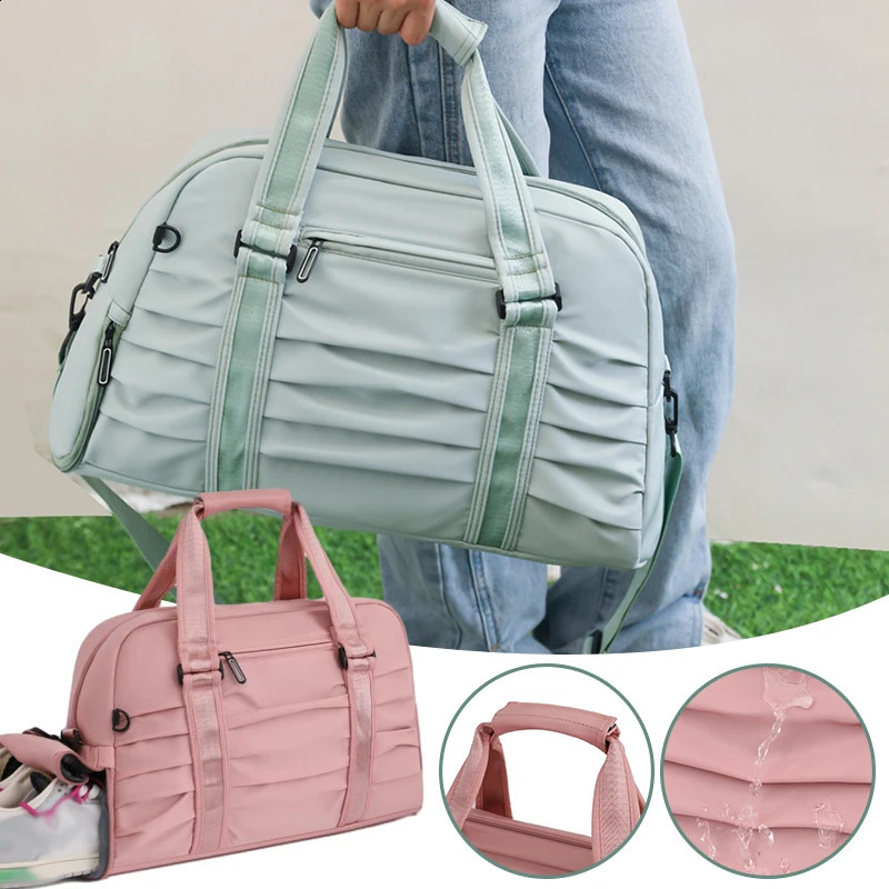 Gym Duffel Bag for Men or Women with Shoe Laptop Wet Compartment Perfect Sports or Workout Shoulder Bag with Multiple Pockets 250303