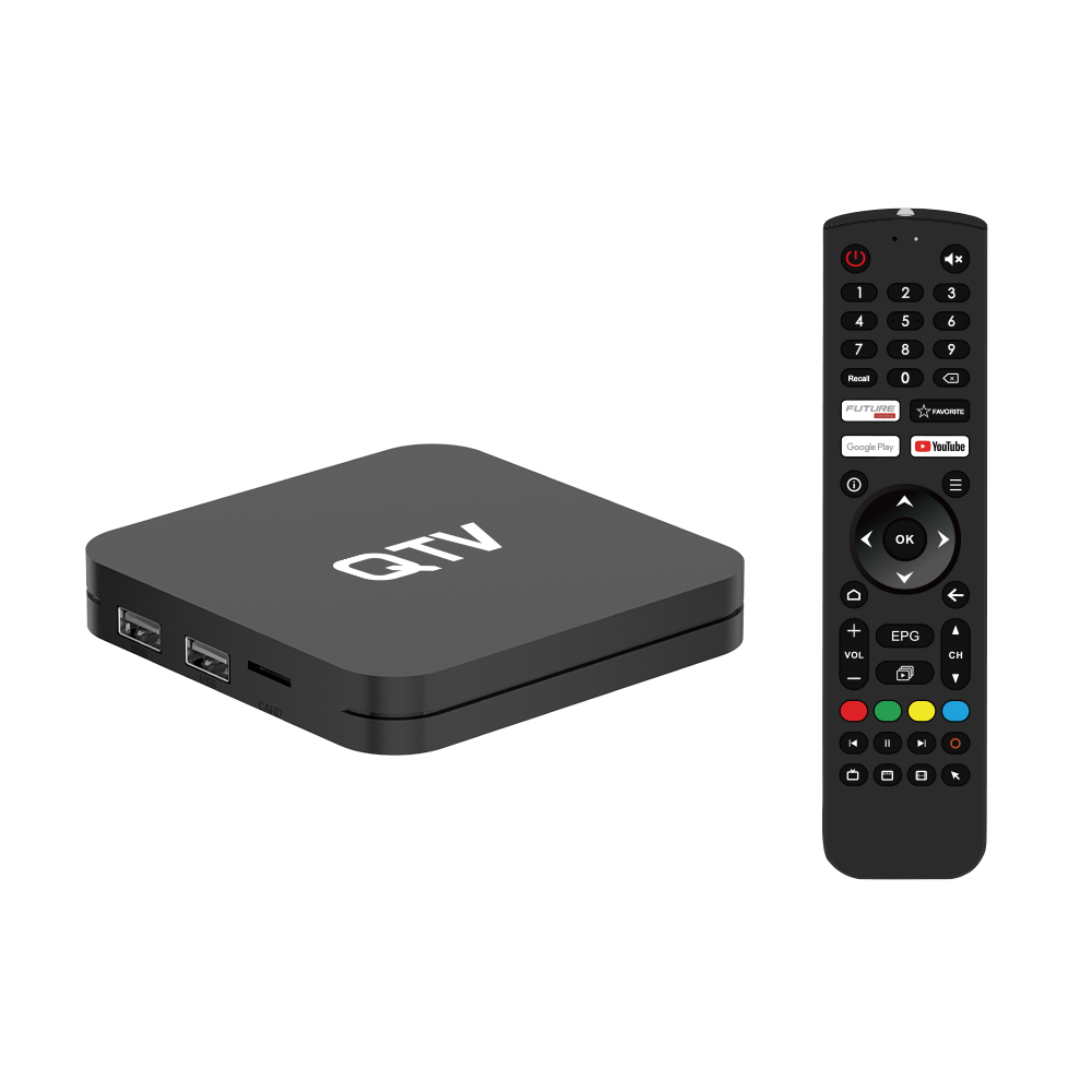 QTV X6 Set Top Box 5g Dual Wifi Allwinner H618 Quad Core 2gb 16gb 4k Video Android TV Box QTV