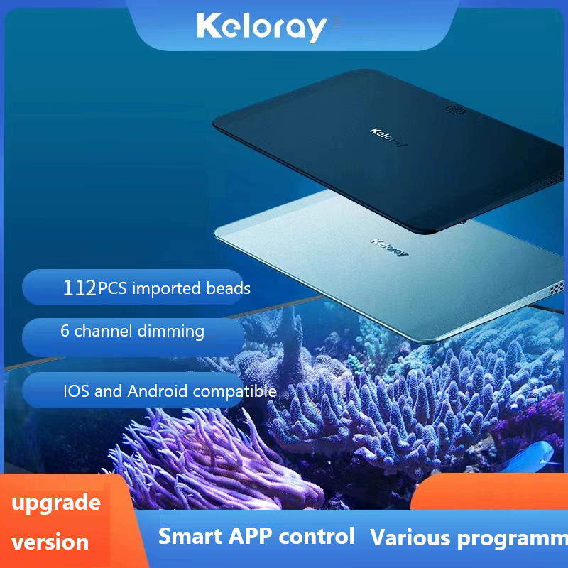 Keloray Marine Lamp ISEA50 50W 100W LED Aquarium Light Full Spectrum, Bluetooth App, Coral Reef Seawater aquarium light
