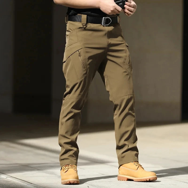 2024 Summer Tactical Cargo Pants Casual Trousers Men Wearresistant MultiPockets Quick Dry Outdoor Hiking Work 250304