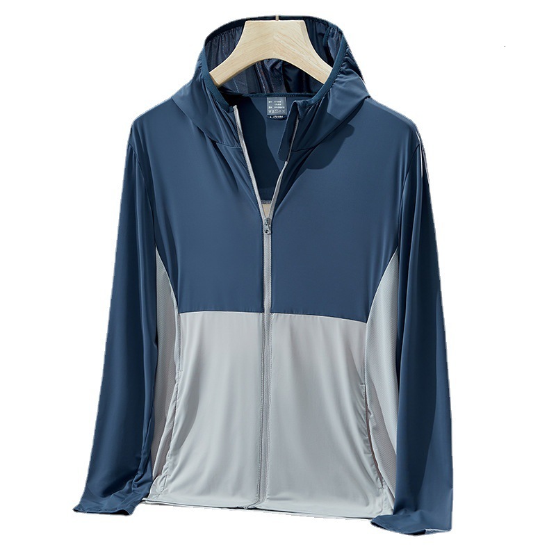 Ice silk women, UV resistant sun protection clothing for men, outdoor skin windbreaker upf50+can tracksuit