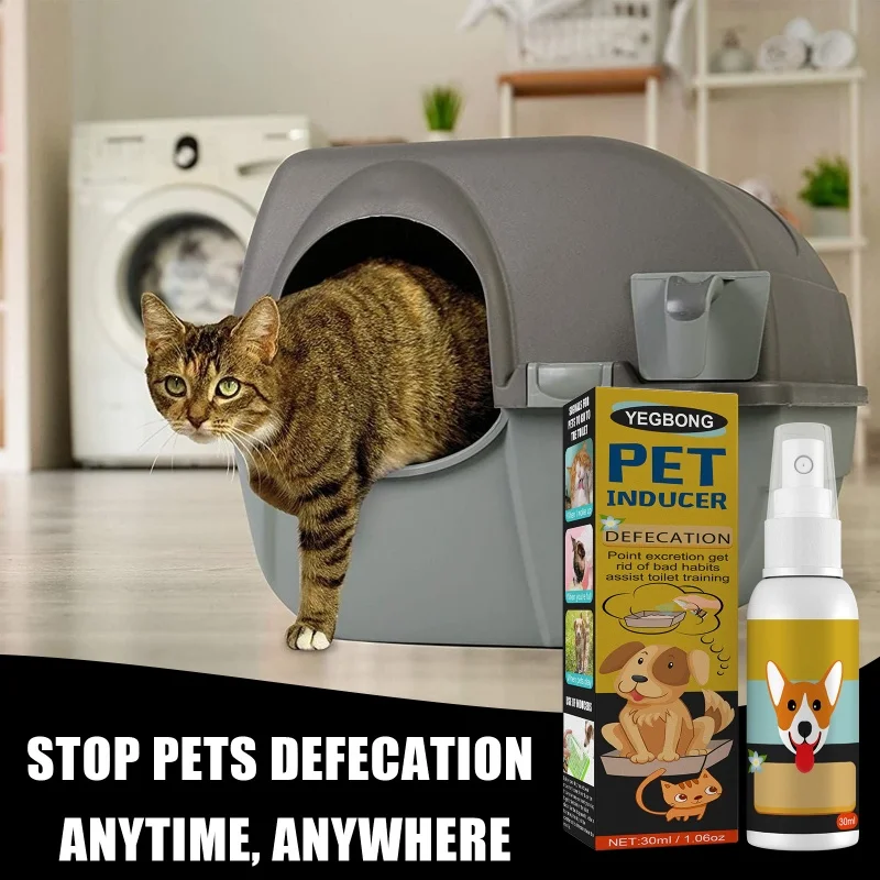 Cats and Dogs Defecation Localization Inducer Urine and Urine Defecation Localization Defecation Training Spray