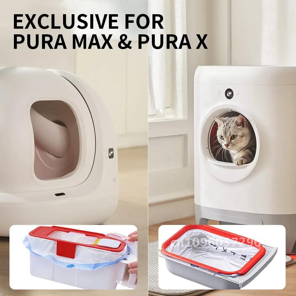 PETKIT Poop Bag Replacement Trash Bag Waste Bag for Pura Self Cleaning Automatic Cat Litter Max Supplies Pura Cleaning Box X