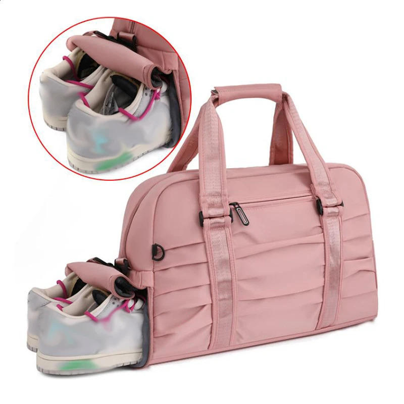 Gym Duffel Bag for Men or Women with Shoe Laptop Wet Compartment Perfect Sports or Workout Shoulder Bag with Multiple Pockets 250303