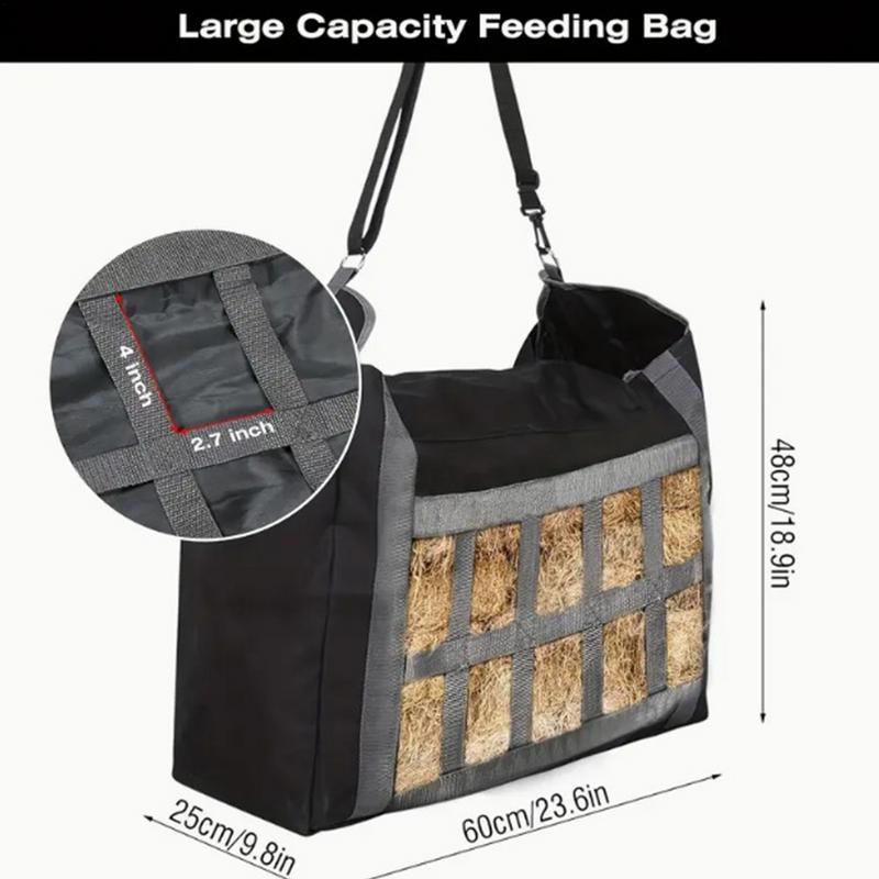 Goat Hay Feeder Hangable Goat Food Container Water Resistant Hay Storage Container Slow Feed Hay Bag for Domestic Animals
