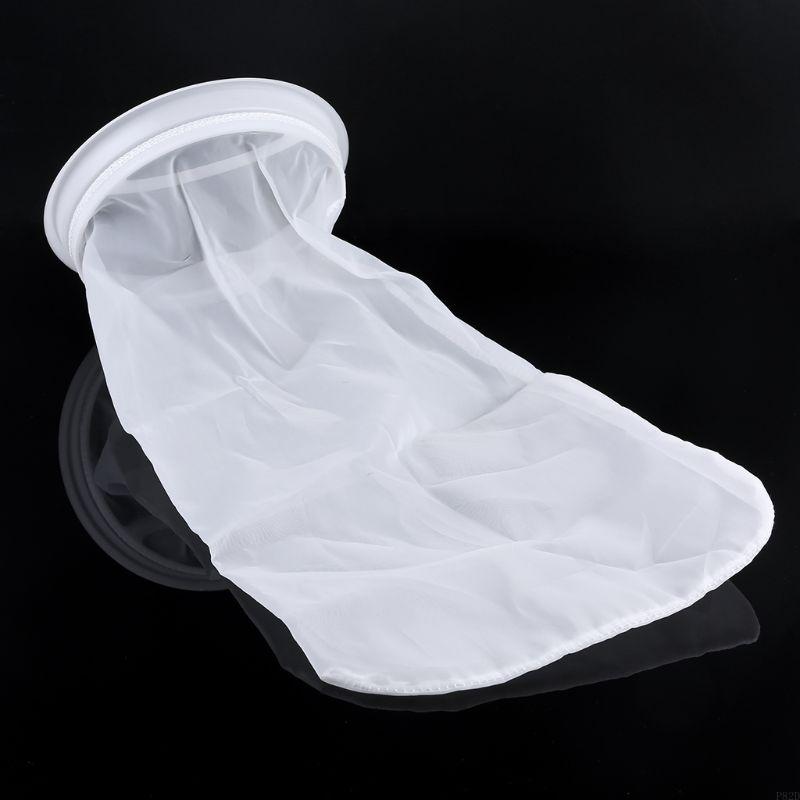 P82D 7 Inch Ring Filter Socks Fine Mesh Aquarium Nylon Filter Bags 7 In Ring By 17 In Long Fish for Tank Filter Accessories