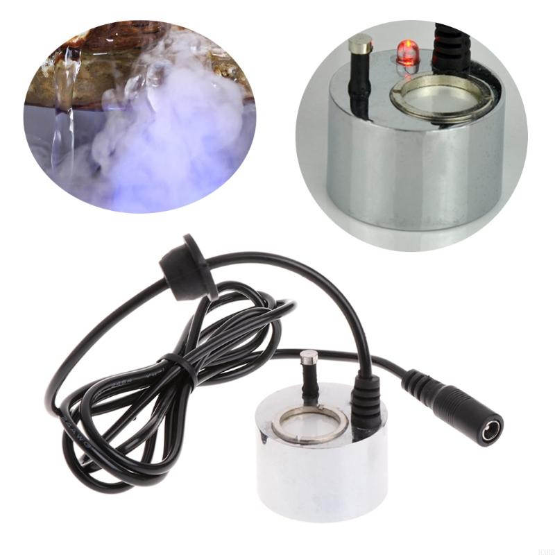 2025 New Mini Foggers Maker with Red LED Light Water Pond Garden Fountain Fogger