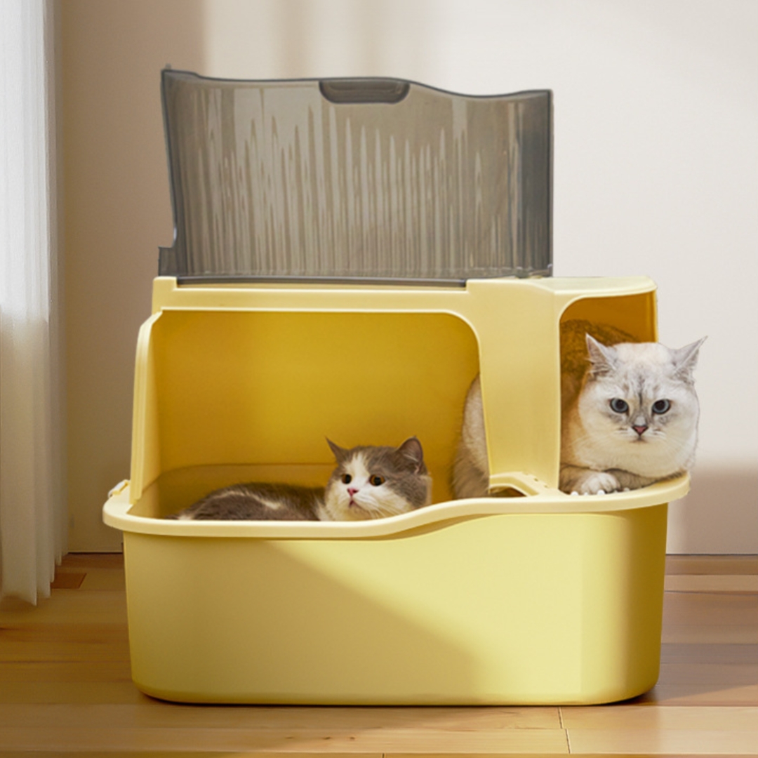 Fully Enclosed Corridor Type Anti-Splash Extra-Large Anti-Odor Anti-Splash Litter Box