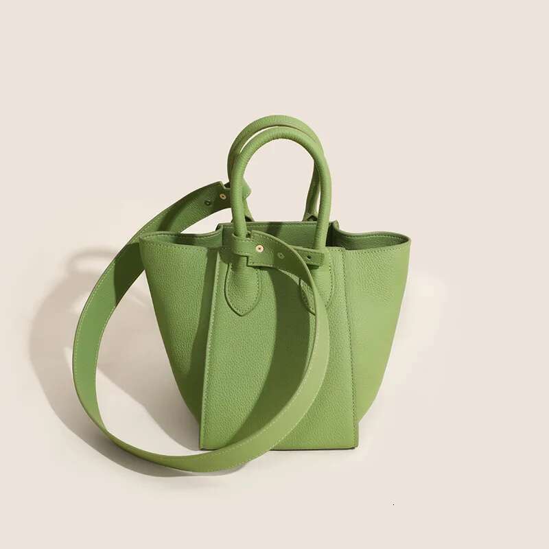 Women's Gift 2025 New Women's Crossbody Bucket Autumn And Winter Leather All-In-One Single Shoulder Carrying Basket Bag