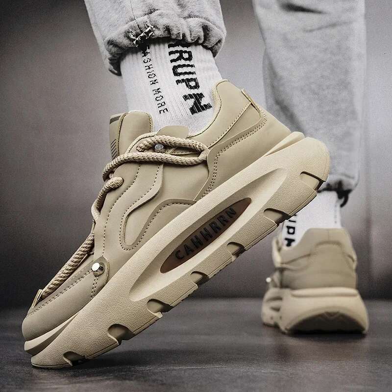 Sneakers Casual Mens Shoes Outdoor Sports Platform Fashion Leather Designer Running Tennis Skateboard Work Loafers