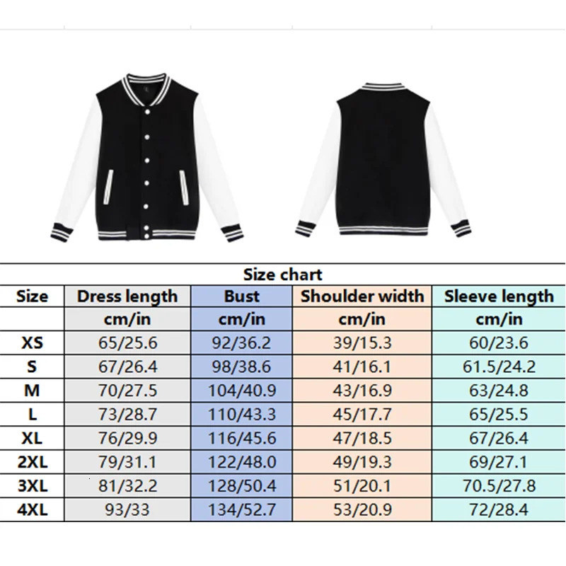 Womens coded baseball uniform jacket automatic bomber street casual sports 250226
