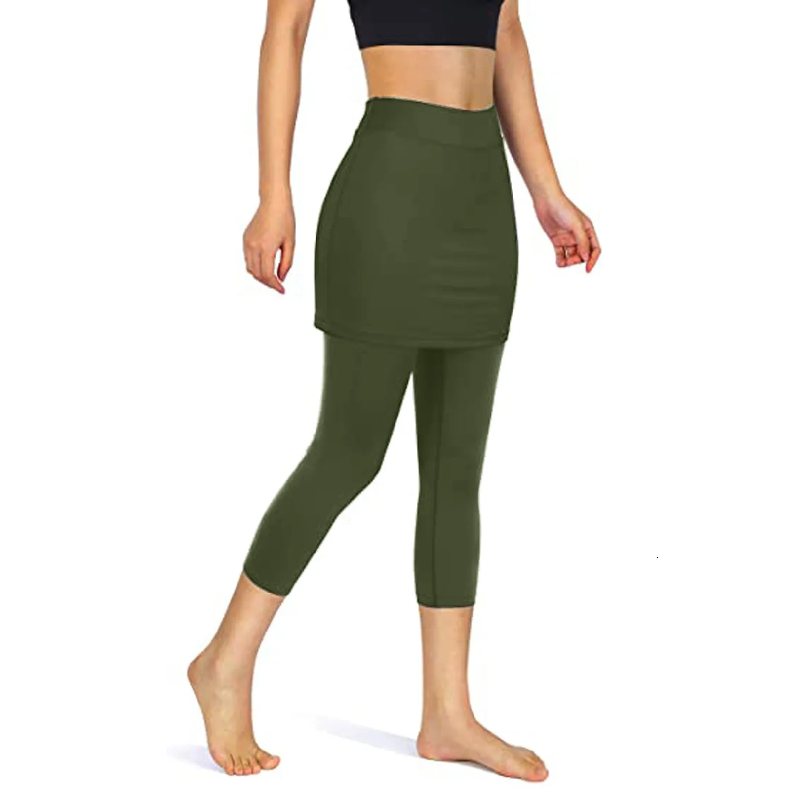 Womens tennis tight pants high waisted elastic sports and fitness jogging 250304