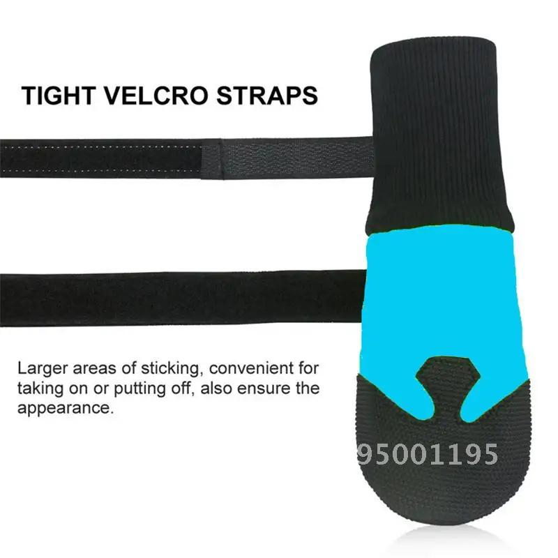 4Pcs No-slip Pet Dog Reflective Rain Wear Waterproof Warm Boots Outdoor Sock Labrador For Safety Shoes Medium Shoes Dogs Dog