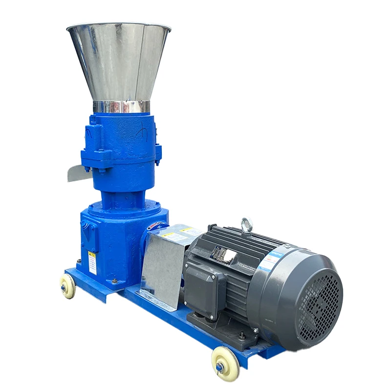 Animal Food Pelletizer Pellets Machines For Poultry Animal Fish Chicken Feed Pellet Making Machine For Livestock Feed 300 Kg/h