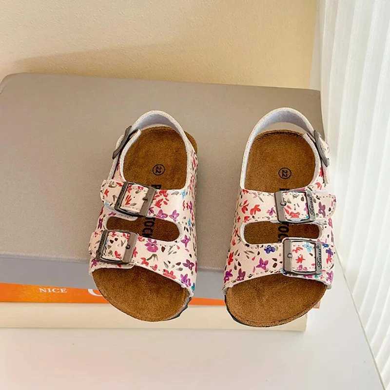 Childrens elastic Clogs boys and girls sandals with soft sole and anti slip childrens casual open toe flat sandals X250305