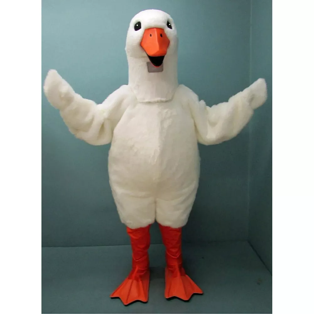 2025 Halloween Realistic Goose Mascot Costume Fursuit Halloween Suit Party Stage Suit dress