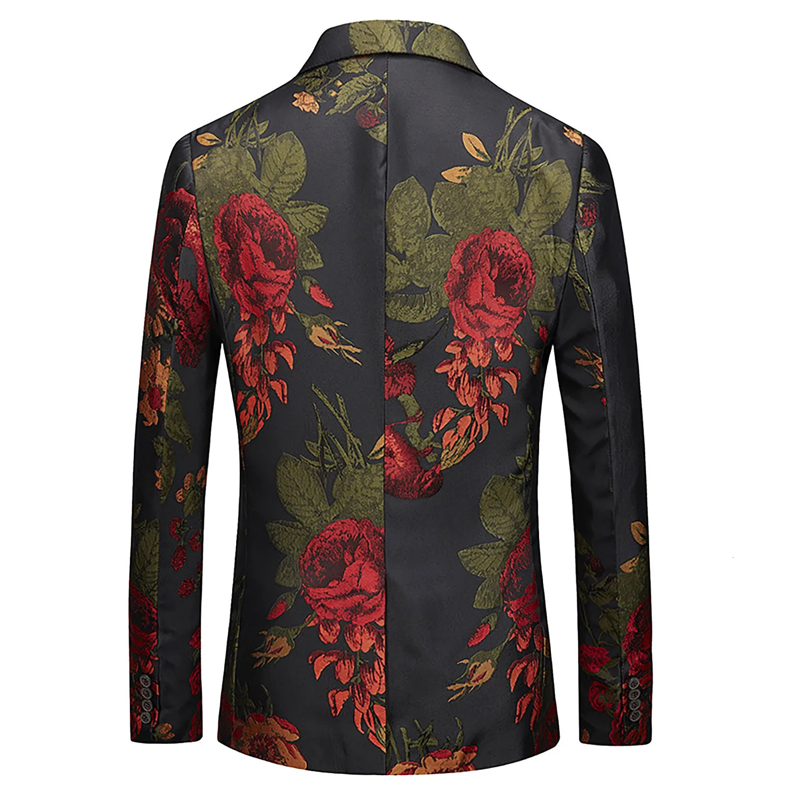 Jacquard Lapel Suit Coats Mens Casual Business Fashion Jacket One Button Basic Versatile Suits Blazer 250304