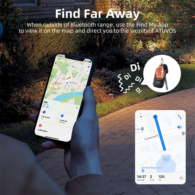 Pet Mini GPS Tracker for Apple Find My Dog Smart ITag Child Pet Anti Slip Waterproof Sound Locator Small Global GPS Locator