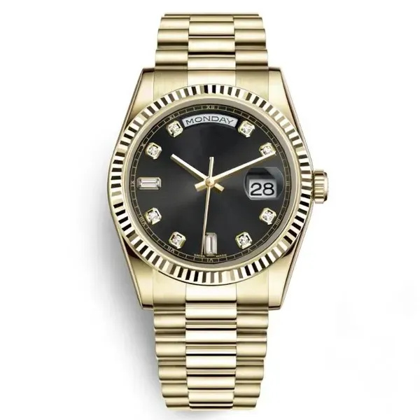 Men Designer Watch Mens Watches All Gold Wristwatch 40mm Daydate 2813 Automatic Movement Sapphire Glass Stainless Steel dress montre de e dropshipping 2025