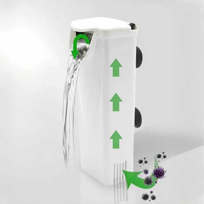 3W Waterfall Aquarium Filter Pump 200L/H Turtle Fish Tank Low Water Level Filter Oxygen Pump Fish Turtle Reptile Supply 220-240V