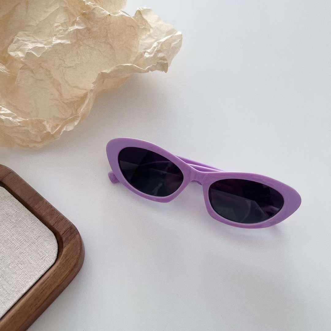 Children letter sunglasses Fashion girls colorful frame sunglass goggles kids UV 400 Protective eyewear boys beach holiday sunblock S3188 Z260305