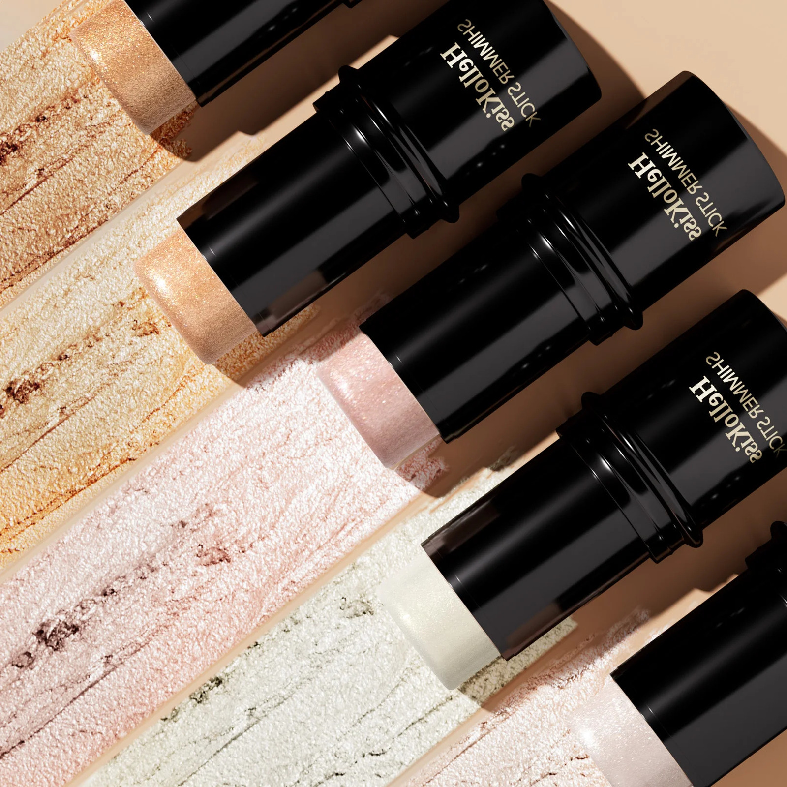 Waterproof Shimmer Face Bronzer 15 Color Highlighters Glitter Corrector Contour Stick Creamy Blush Makeup Cosmetics 250219
