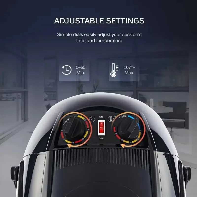 Hair Dryers Ionic hooded hair dryer 1300 watt adjustable hooded upright hair dryer used for beauty salon equipment home hydrotherapy z250305