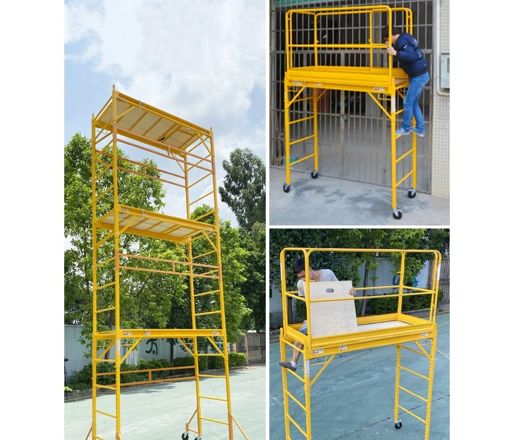 Quick installation multifunctional mobile scaffolding folding lifting platform activity decoration scaffolding horse stool