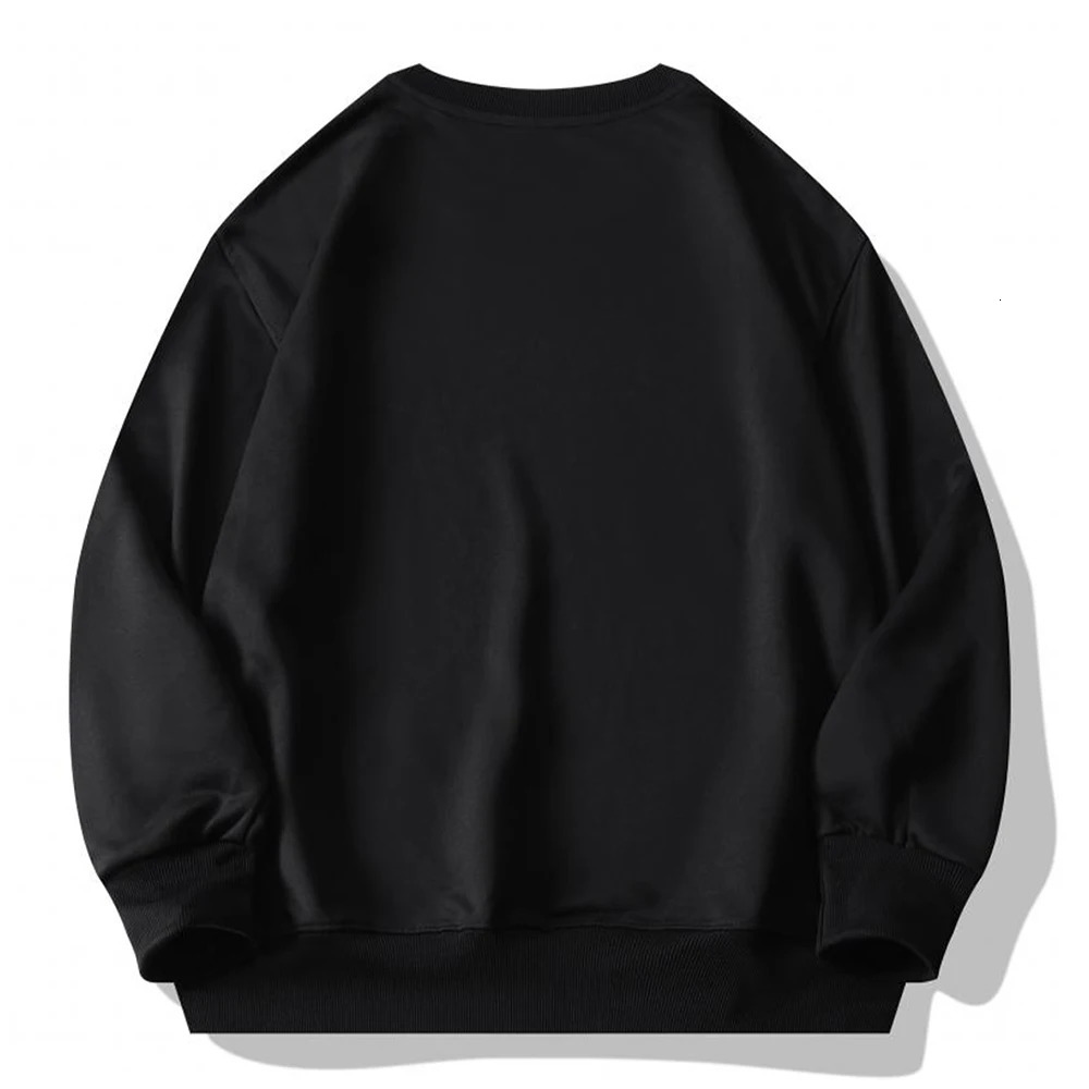Blank Sublimation Sweatshirts Wholesale Men Sweat Shirt Baggy White Hoodie Unisex Crewneck Sweatshirts For Men Moletom Masculino 250304