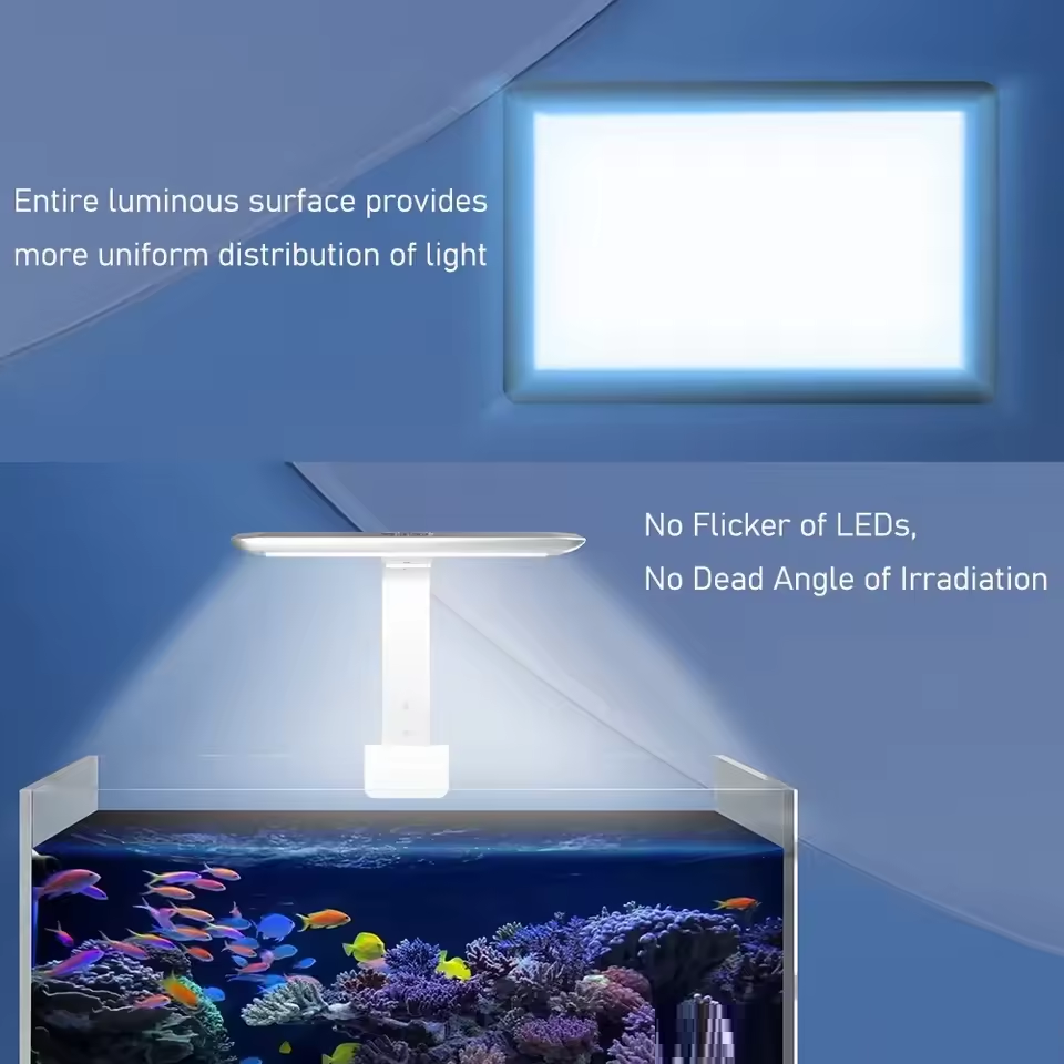 Keloray Marine Lamp ISEA50 50W 100W LED Aquarium Light Full Spectrum, Bluetooth App, Coral Reef Seawater aquarium light